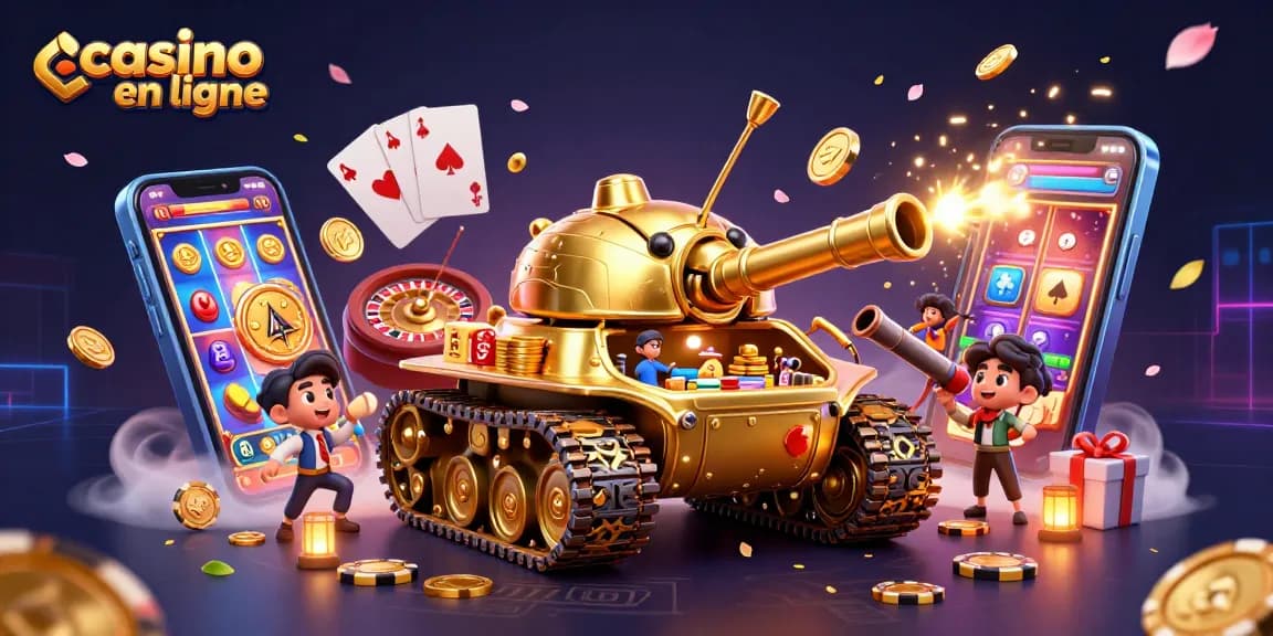 Jouer aux machines à sous dans un casino en ligne captivant et coloré.