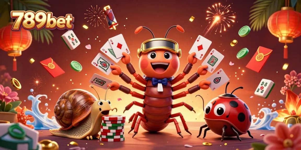 Engage with 789bet's vibrant gaming scene featuring animated characters in an exciting casino atmosphere.
