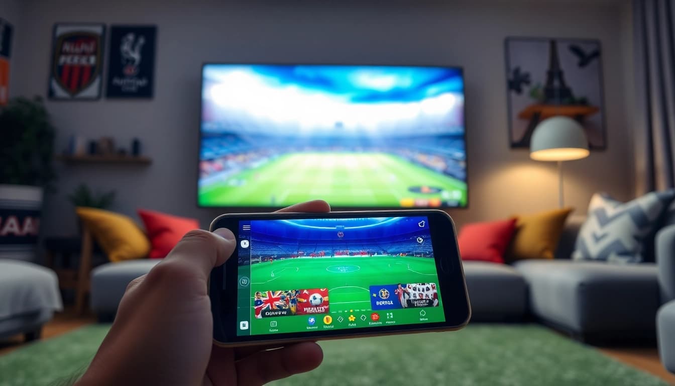 Stream bolakami apk dengan antarmuka menarik dan fitur menarik dalam suasana hangat.