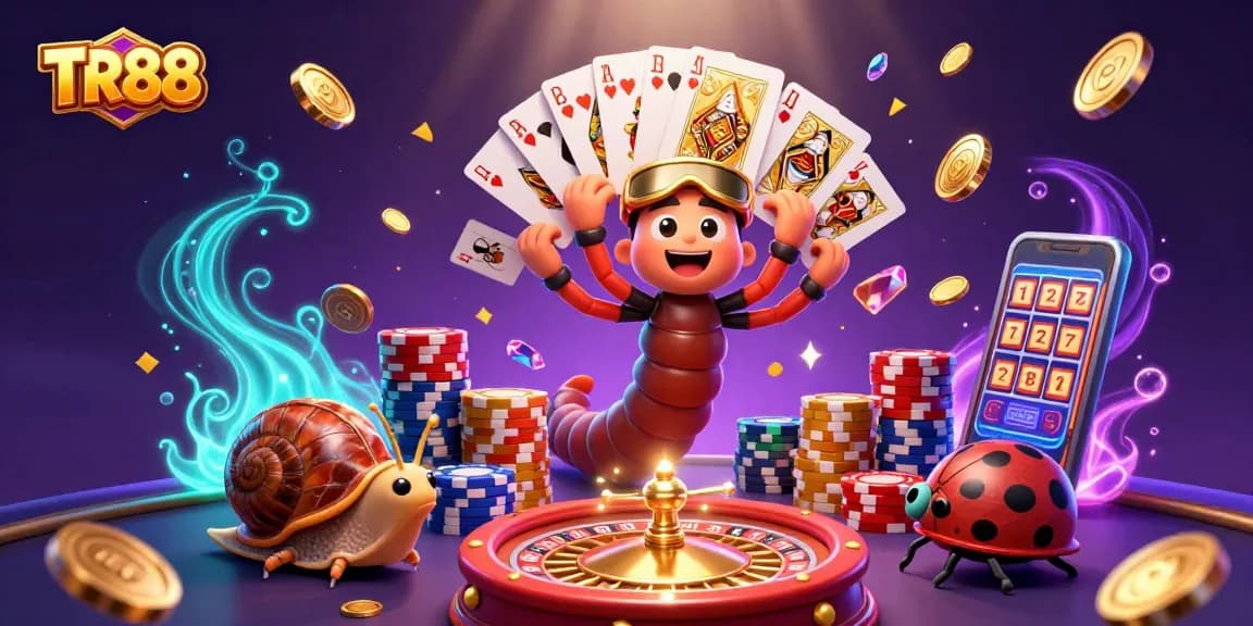 Experience thrilling gameplay at TR88 with vibrant characters and dynamic casino elements.