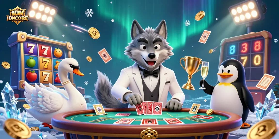 IDNSCORE offers engaging online slots with captivating graphics, bright jackpots, and thrilling gameplay.