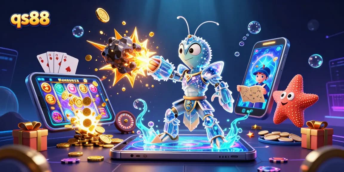 Experience the thrill of qs88 with exciting games and rewards illustrated dynamically.