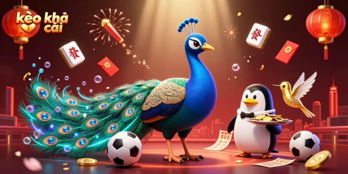 Kèo nhà cái delivers action-packed sports betting excitement with dynamic characters and vibrant betting elements.