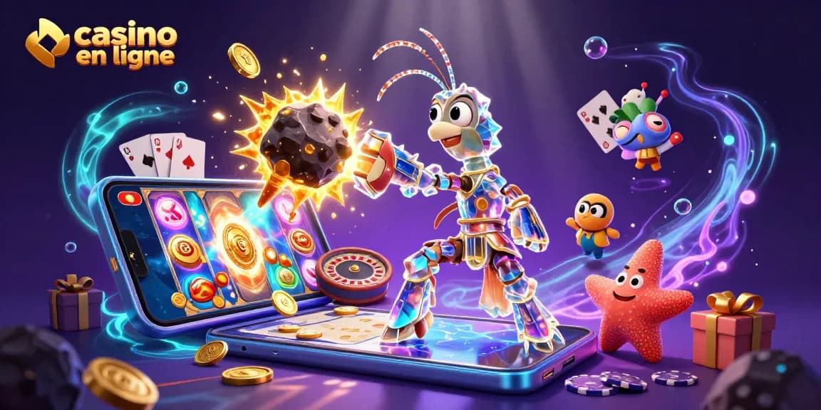 Jouer au casino en ligne avec des jackpots éclatants de gems et de pièces d'or.