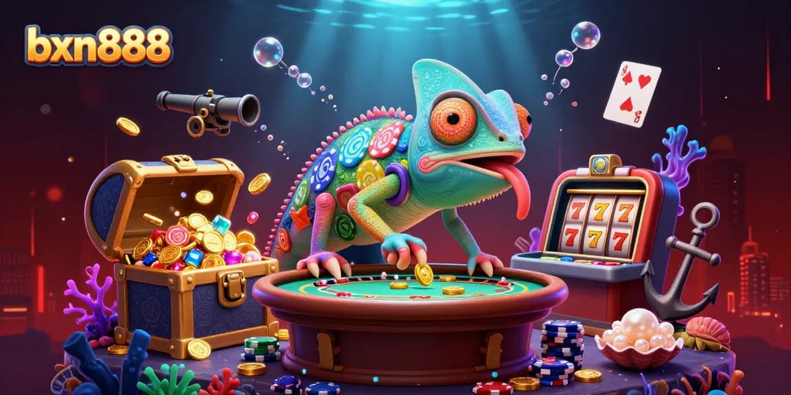 Engage with bxn888 and experience the vibrant casino world filled with colorful characters and dynamic gaming elements.