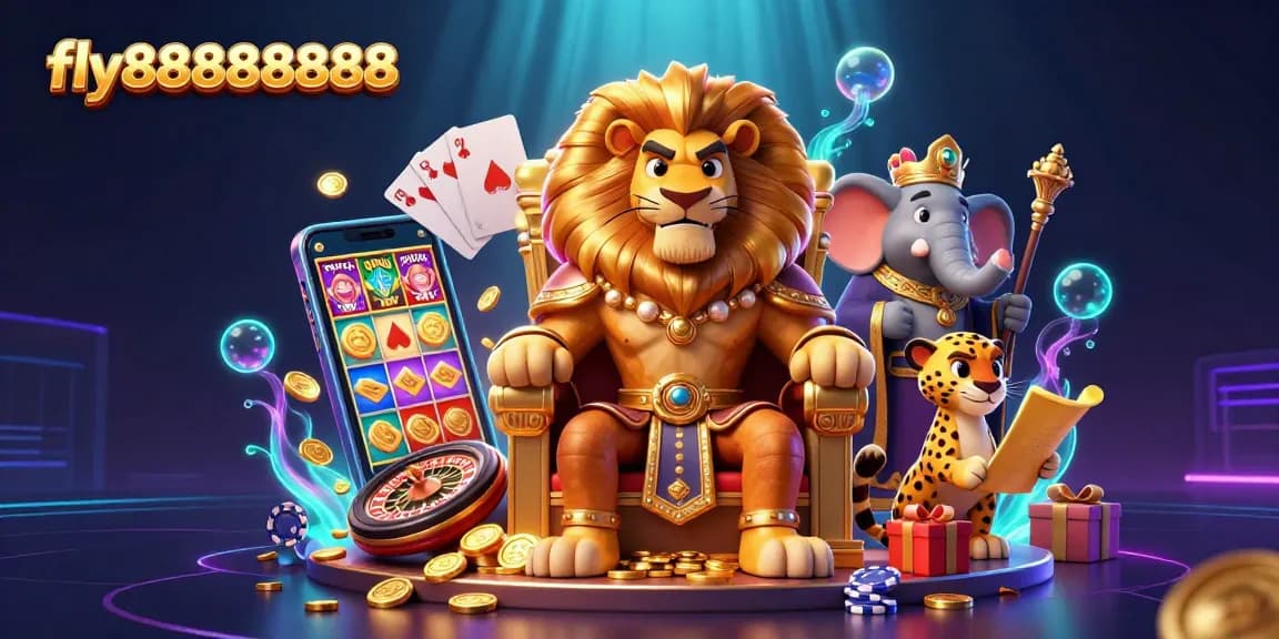 Experience the thrill of gaming at fly88888888 with exciting slot reels and enticing casino elements.