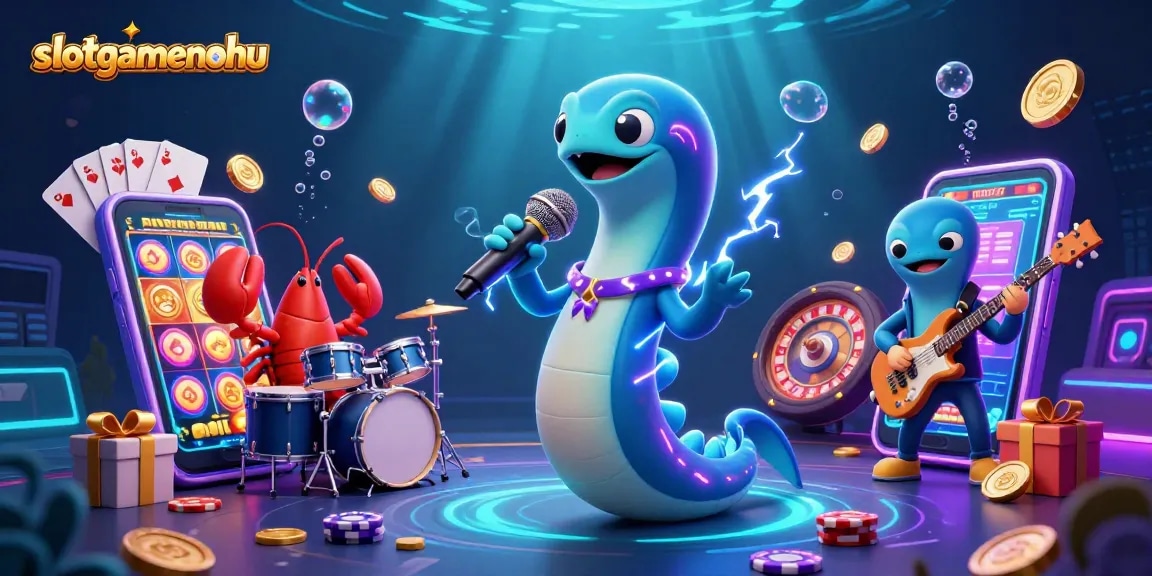 Experience thrilling wins with slotgamenohu in this vibrant underwater casino scene.