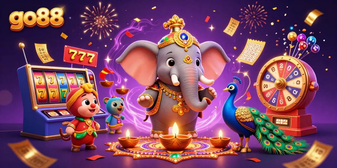 Experience the thrill of go88 with vibrant slot machines and celebratory elements in an online casino