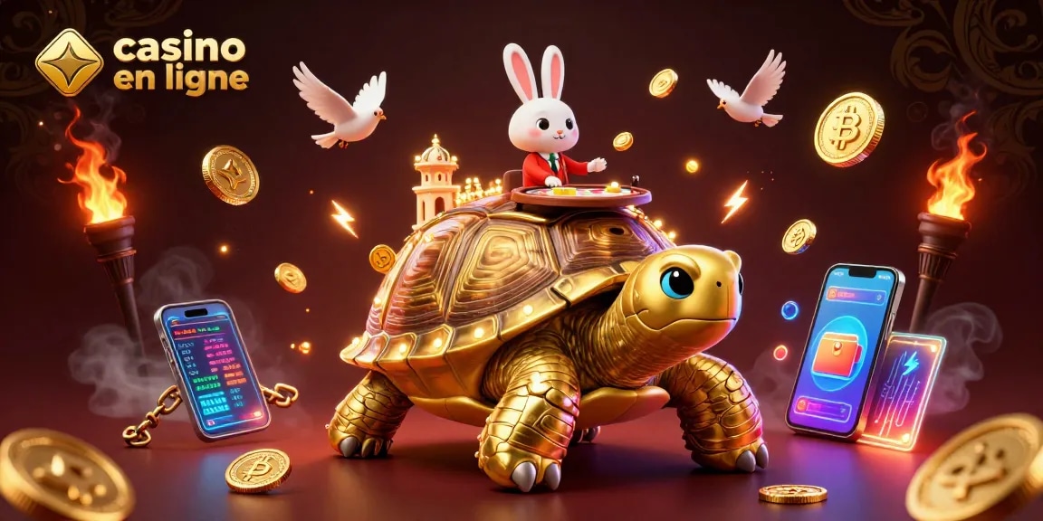Profitez d'une expérience de casino en ligne unique avec cette illustration dynamique mettant en scène un jeu de cartes.