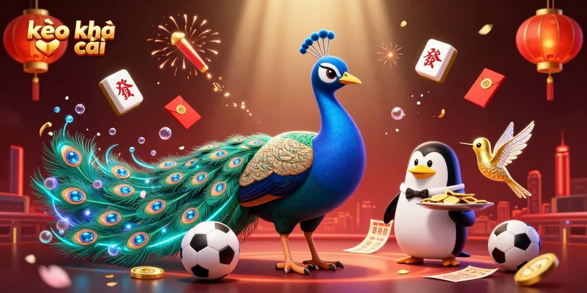 Kèo nhà cái delivers action-packed sports betting excitement with dynamic characters and vibrant betting elements.