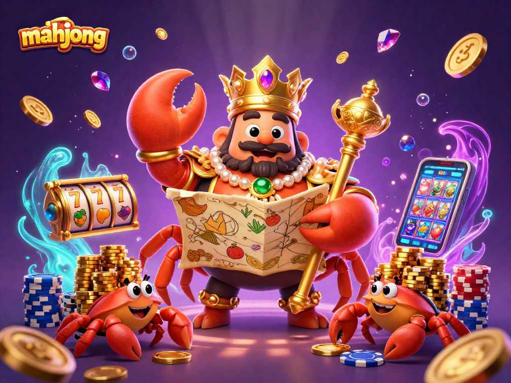 Experience thrilling mahjong slots with vibrant characters and animated casino elements.
