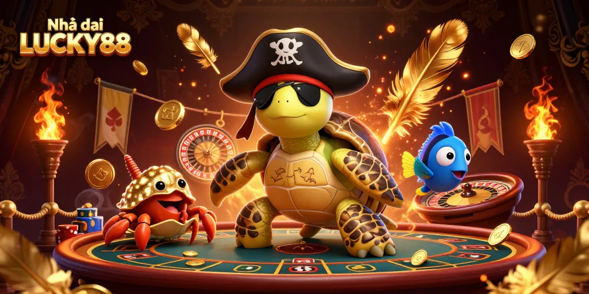 Experience exciting gaming moments with Nhà cái LUCKY88 in a dynamic casino scene.