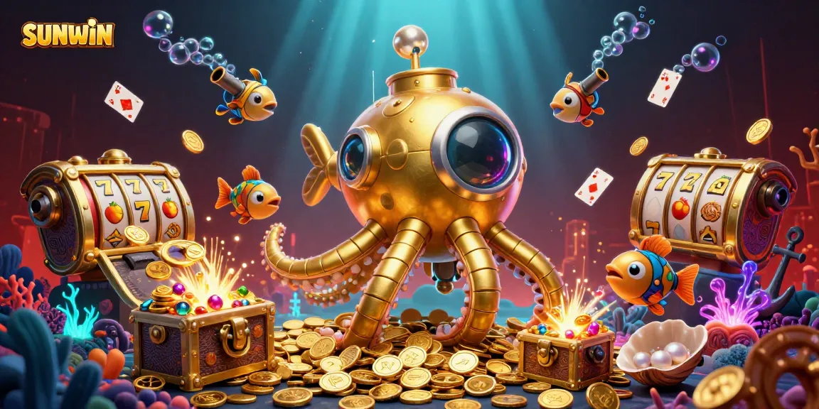 SUNWIN takes players on an adventurous slot gaming journey featuring treasure-filled scenes, vibrant colors, and rich detail.