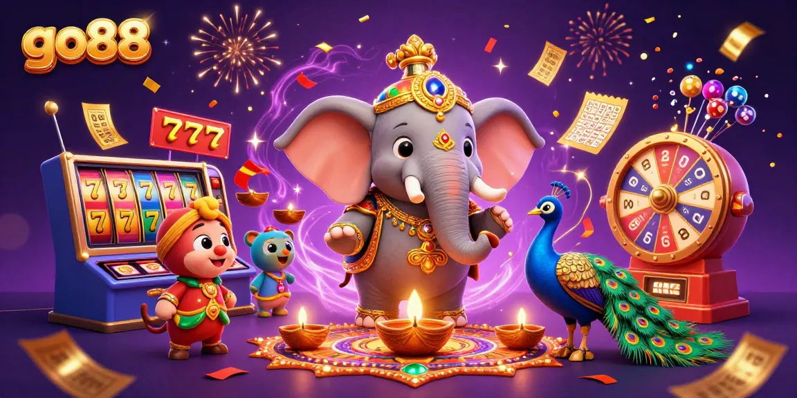 Experience the thrill of go88 with vibrant slot machines and celebratory elements in an online casino