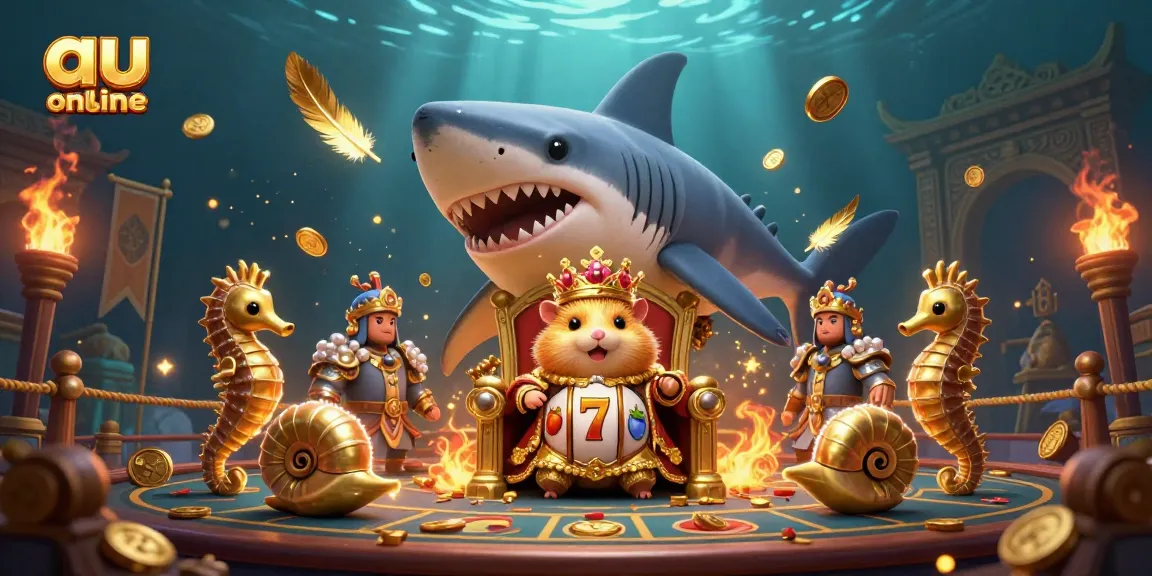 Experience thrilling moments at au online casino with our playful hamster king overseeing massive wins.