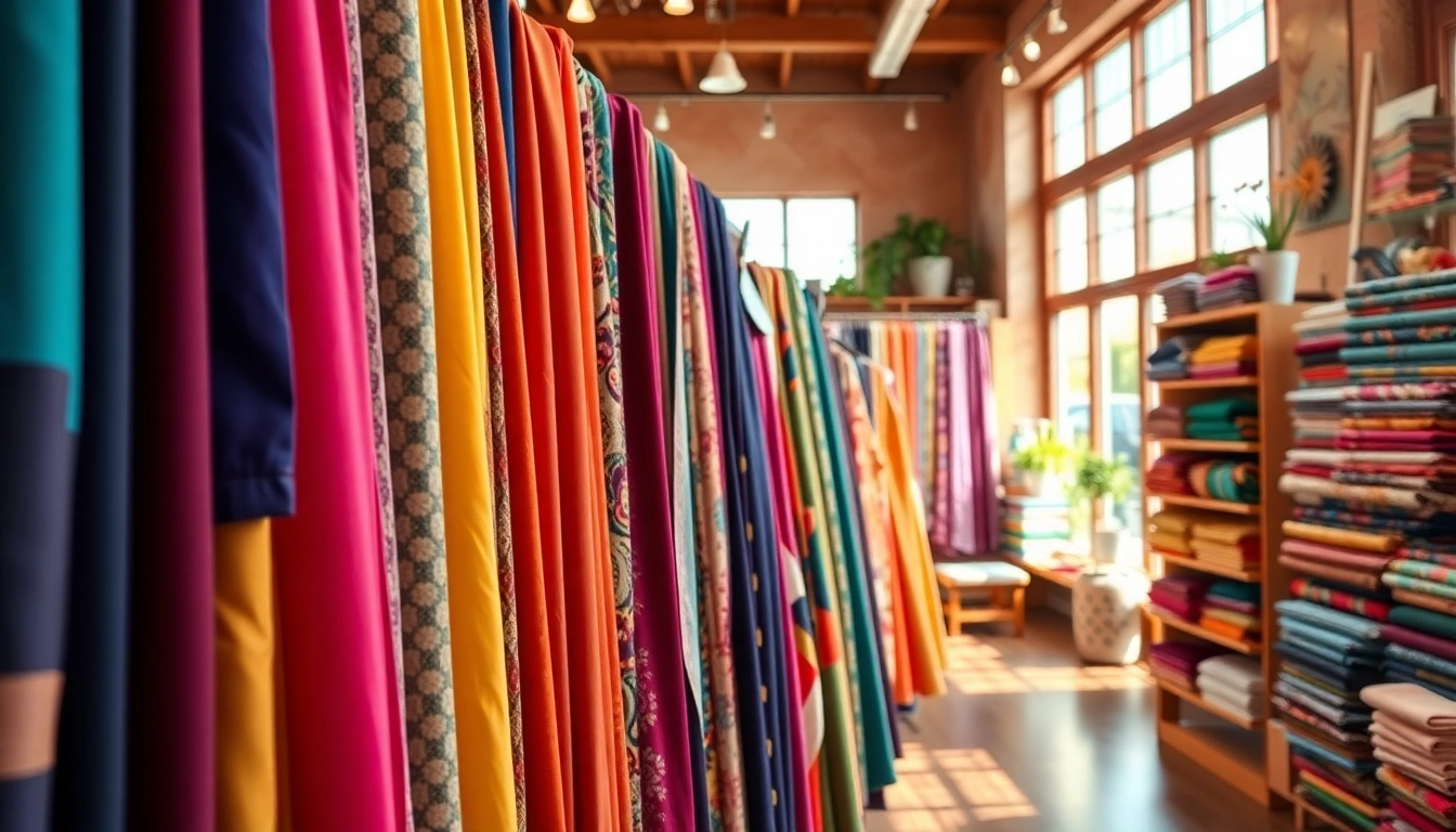 Explore diverse fabrics at stoffenwinkel with vibrant colors and unique patterns, enhancing your creative projects.