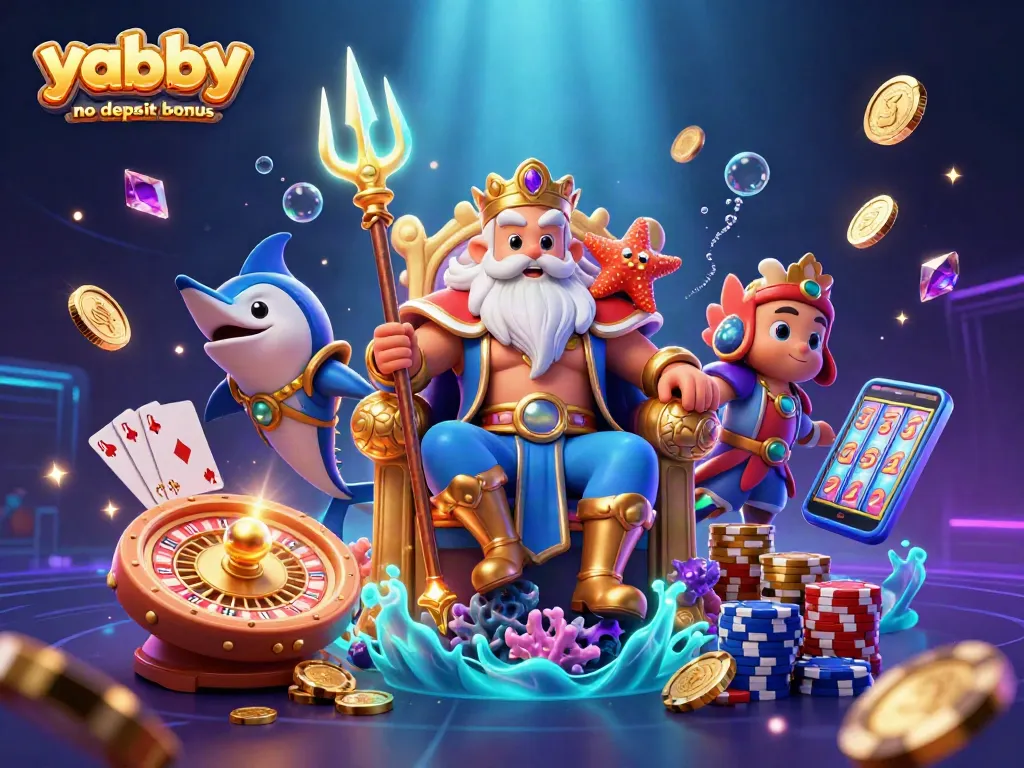 Spin to win with the yabby no deposit bonus in an underwater casino extravaganza.