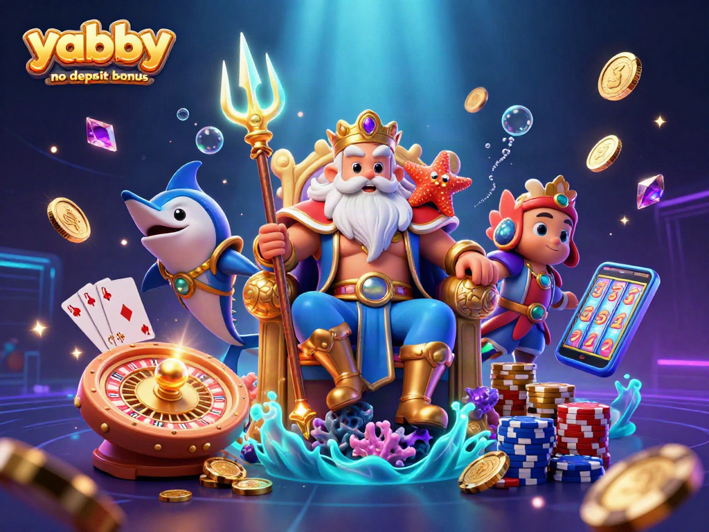 Spin to win with the yabby no deposit bonus in an underwater casino extravaganza.