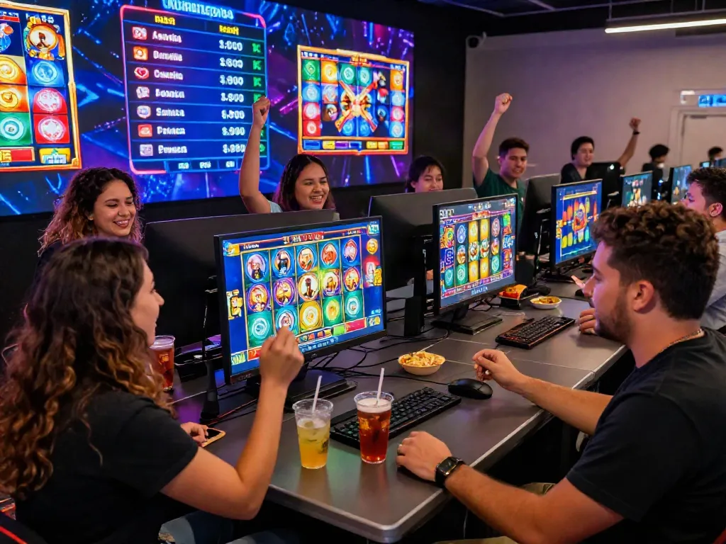 ZEUS222 memberikan pengalaman bermain judi slot online yang seru dengan pemain merayakan kemenangan.