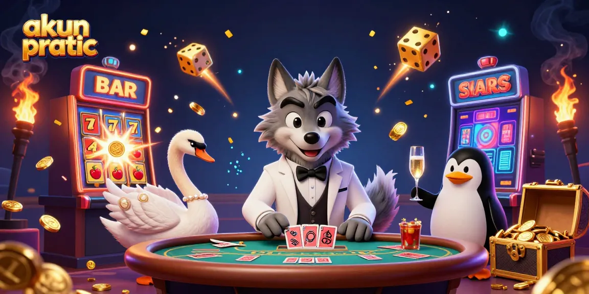 Experience thrilling wins with akun pragmatic at a lively baccarat table featuring fun 3D characters.
