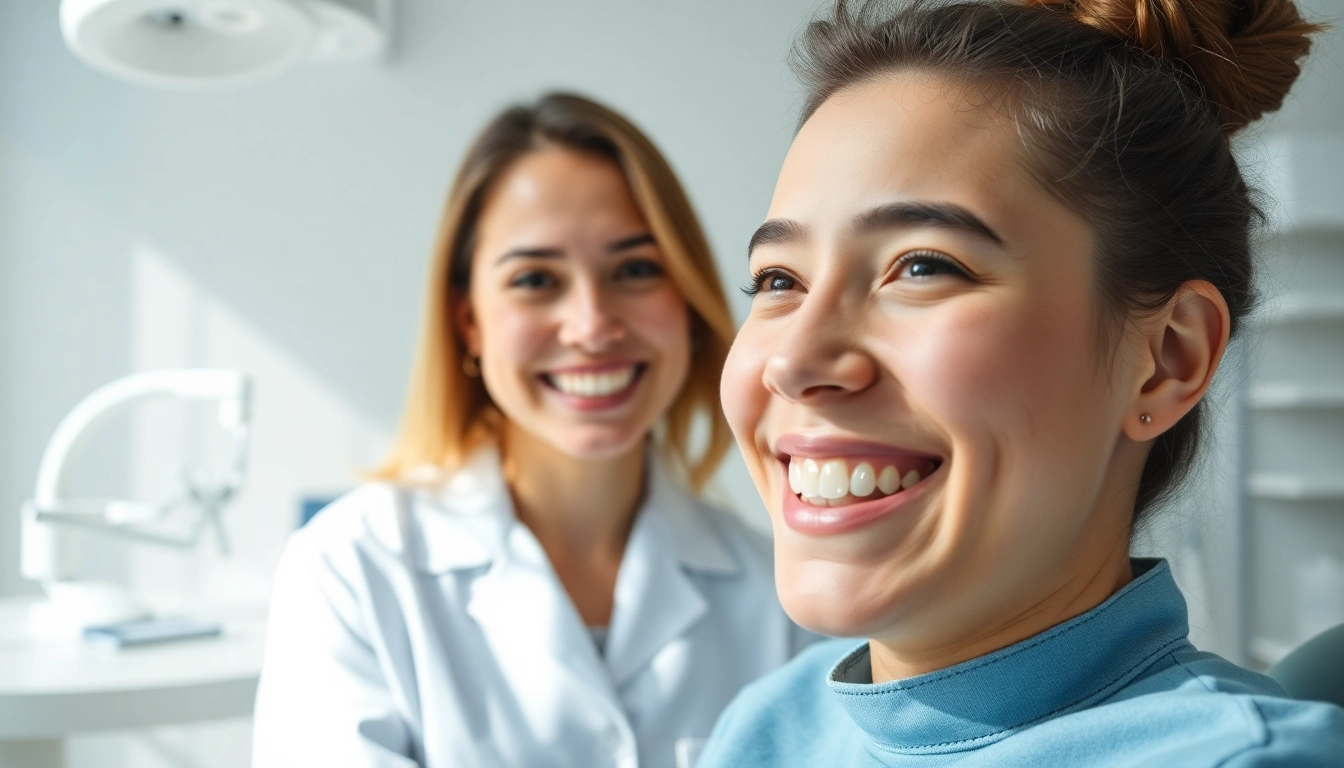 Engaging scene showcasing level orthodontics with a smiling patient and orthodontist interaction.