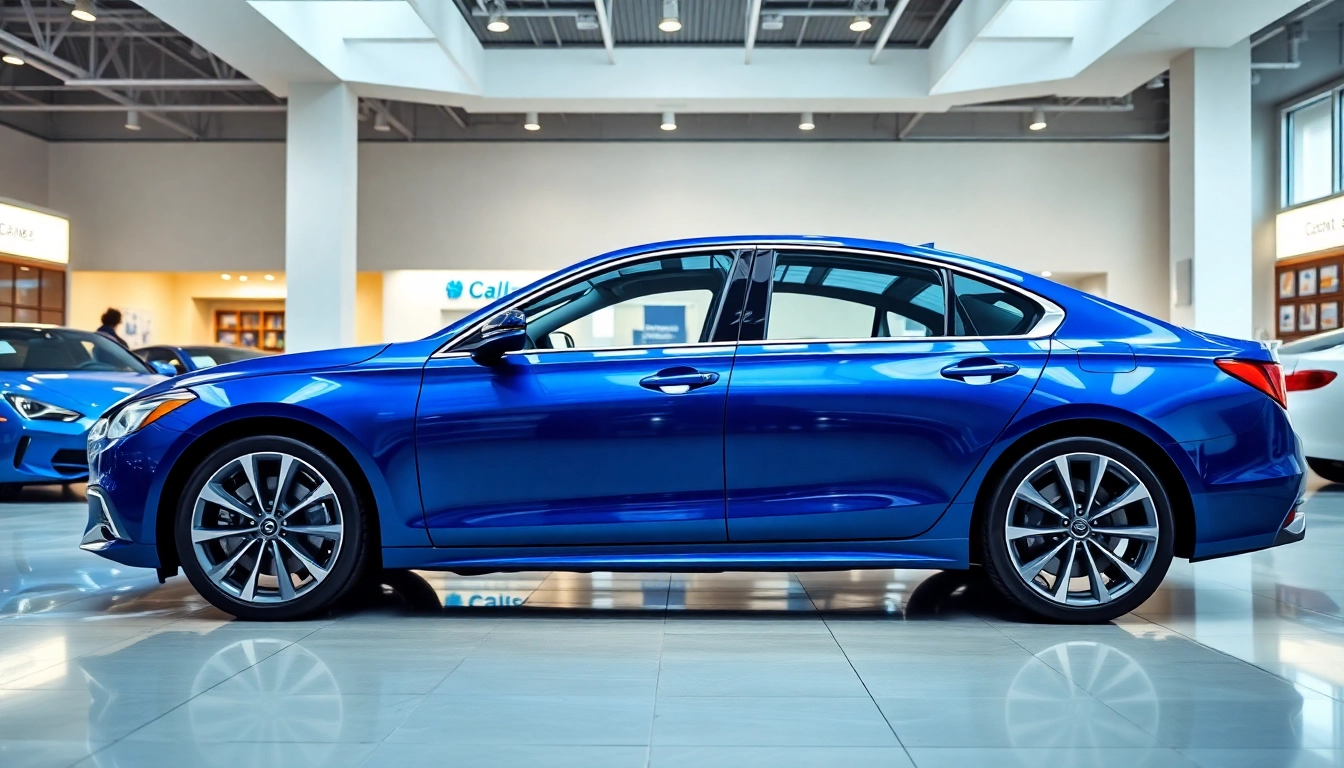 Buy New Car in a professional dealership setting showcasing top models