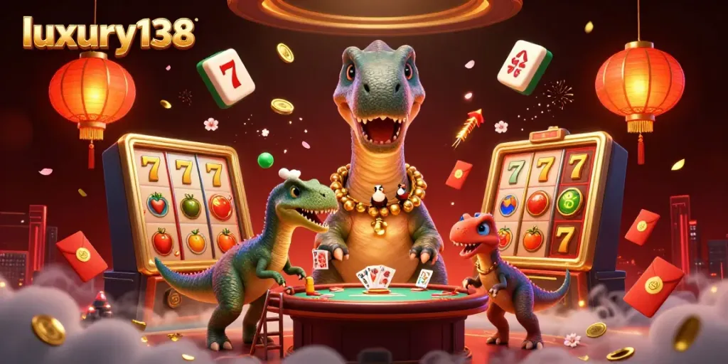 luxury138 bermain slot dengan karakter unik di kasino yang penuh energi dan detail visual