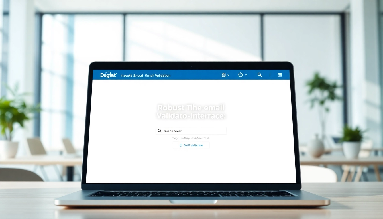 Validate emails effortlessly with https://19yako.com/ showcased in a professional workspace.