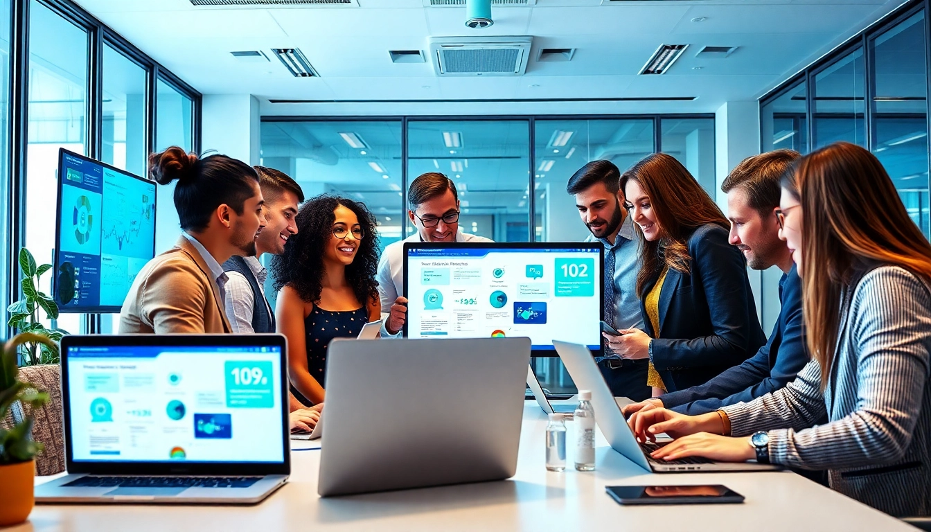 Collaborative team at a digital marketing agency Melbourne engaging in strategy development sessions.