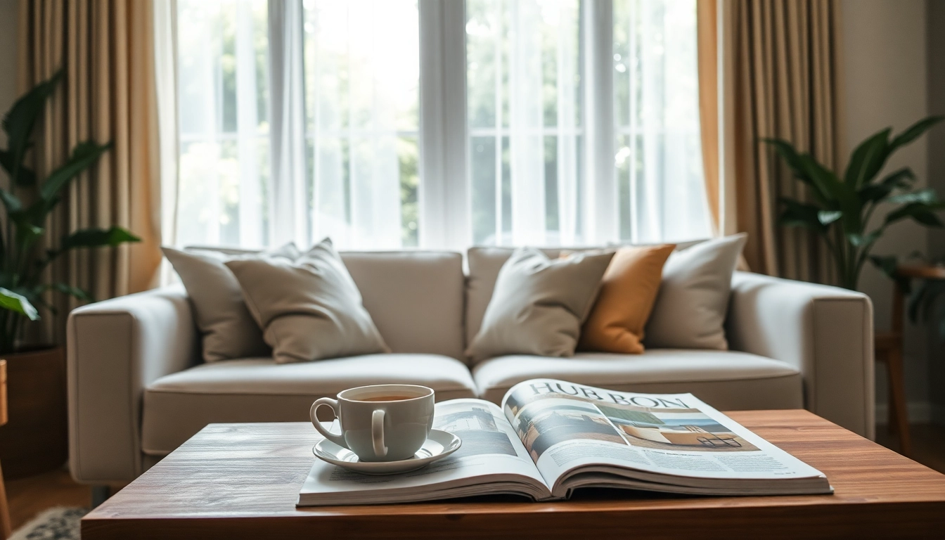 Voel de rust in het stijlvolle interieur van fonne.nl met een gezellige woonkamer.