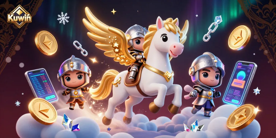 Bet on Kuwin and experience thrilling gameplay with celestial knights and vibrant crypto elements.
