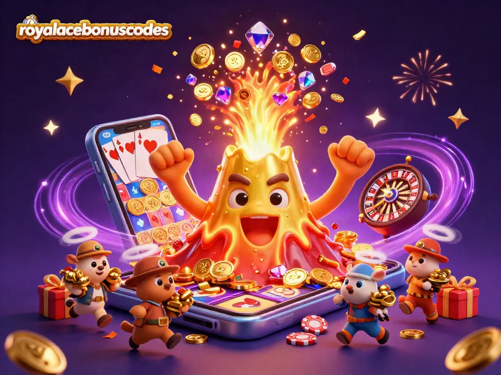 Win big with royalacebonuscodes, explore vibrant slot games and treasure in a dynamic casino scene.