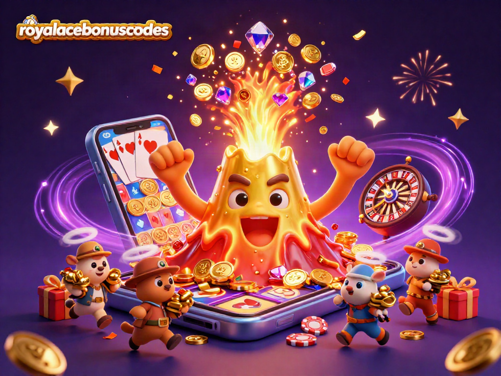 Win big with royalacebonuscodes, explore vibrant slot games and treasure in a dynamic casino scene.