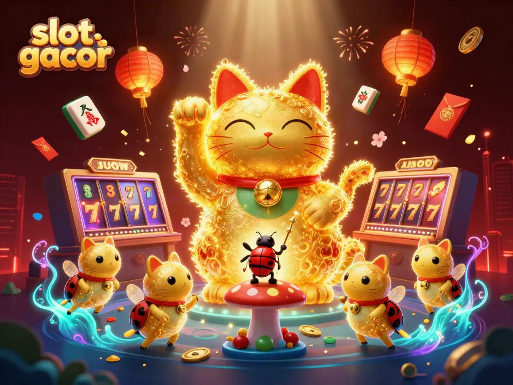 Menangkan slot gacor hari ini dengan ilustrasi 3D bertema kasino yang menarik dan penuh warna.