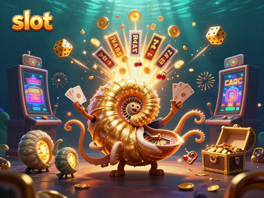 Experience thrilling slot action with vibrant casino elements in a magical underwater scene.