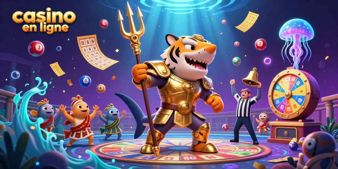 Gagnez facilement avec le jeu de casino en ligne en profitant d'une illustration 3D vibrante.