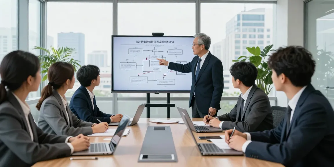 Discover a cool way to improve legal strategies with professional teamwork in a modern office.