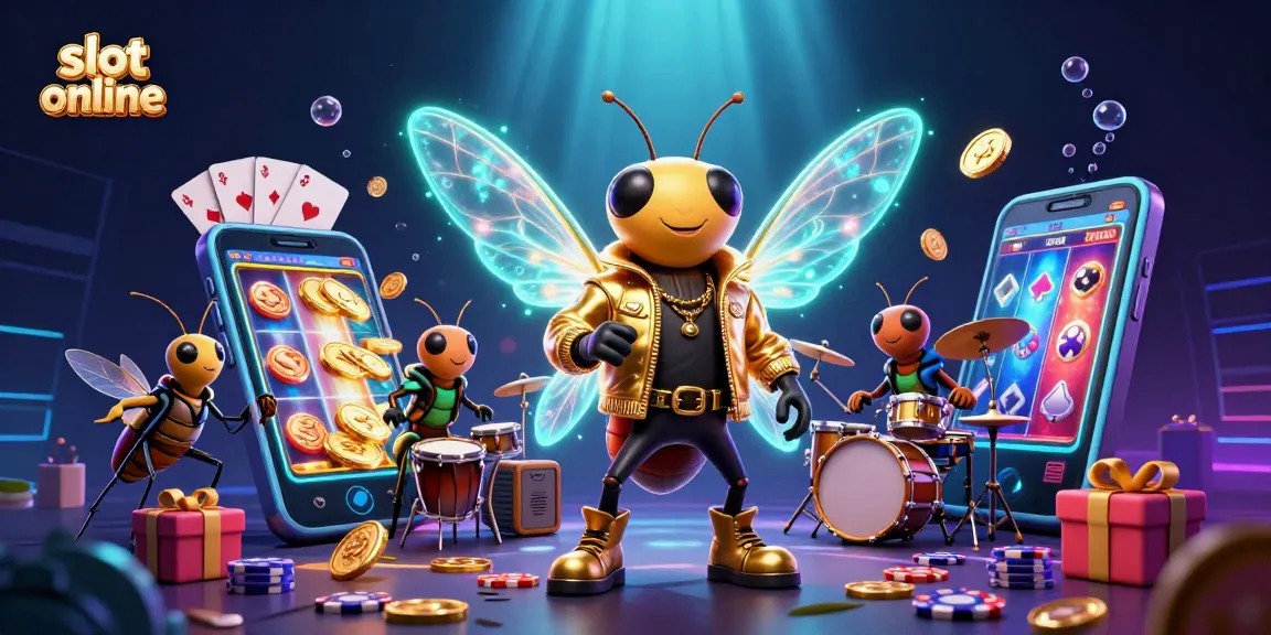 Mainkan slot online dengan cicada rock star 3D dan elemen perjudian yang menarik.