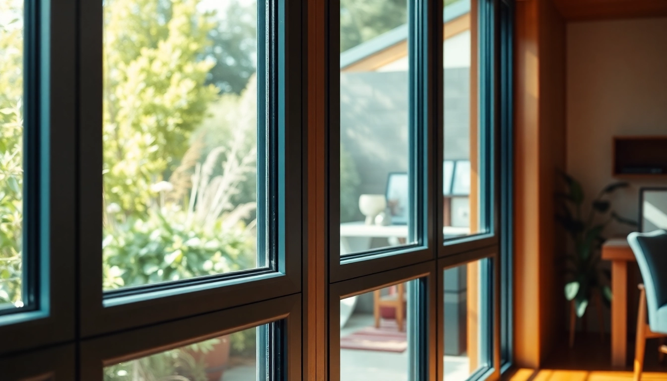 Double glazed windows enhance energy efficiency and offer stylish design in contemporary homes.