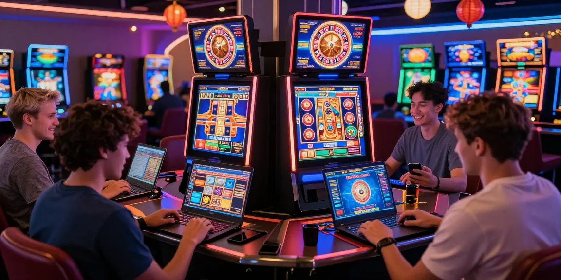 Engaging players at the casino trực tuyến Bo88 enjoying dynamic virtual games in a lively modern setting.