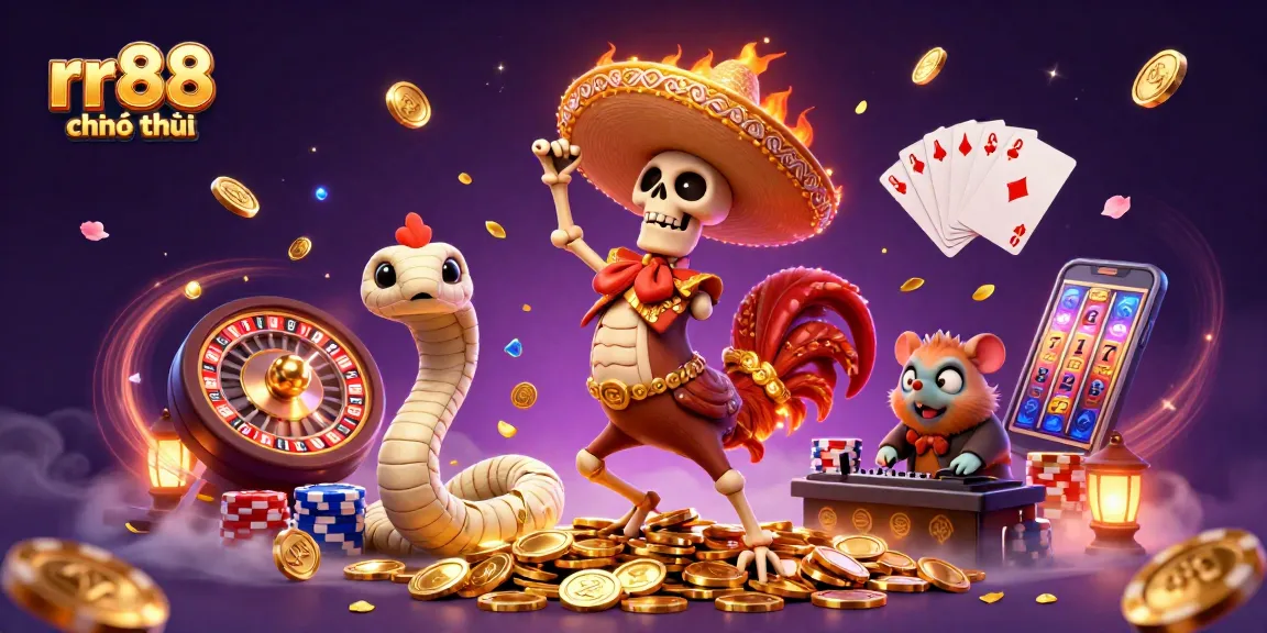 Experience exciting wins at rr88 chính thức with vibrant 3D casino characters and games.