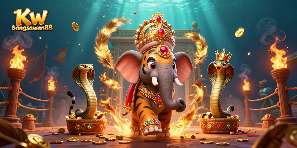 Experience thrilling action with Kw bangsawan88 in this vibrant casino-themed illustration featuring a majestic maharaja.