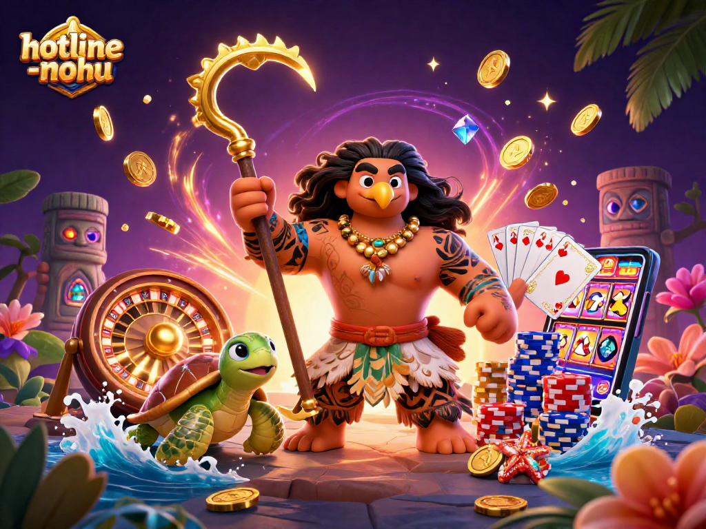 Experience thrilling victories in hotline-nohu with vibrant symbols and dynamic characters in a casino world.