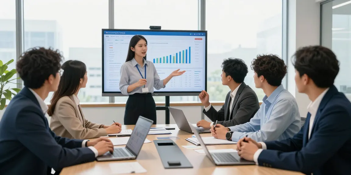 Collaboration autour des solutions bancaires CIBC pour les entreprises canadiennes dans un bureau moderne.