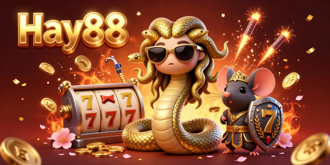 Engage in exciting gameplay with Hay88 in this vibrant and detailed casino-themed illustration.