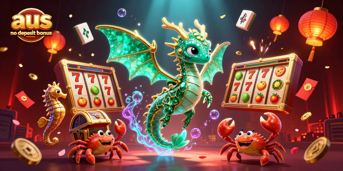 Engage with the aus no deposit bonus at thrilling Australian online casinos featuring vibrant sea dragons!