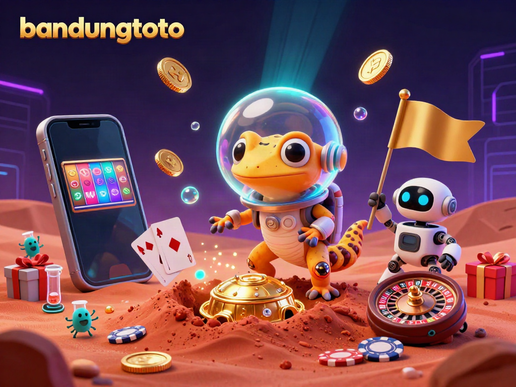 Engage in thrilling gaming with bandungtoto, as a Martian gecko discovers a hidden casino on Mars.
