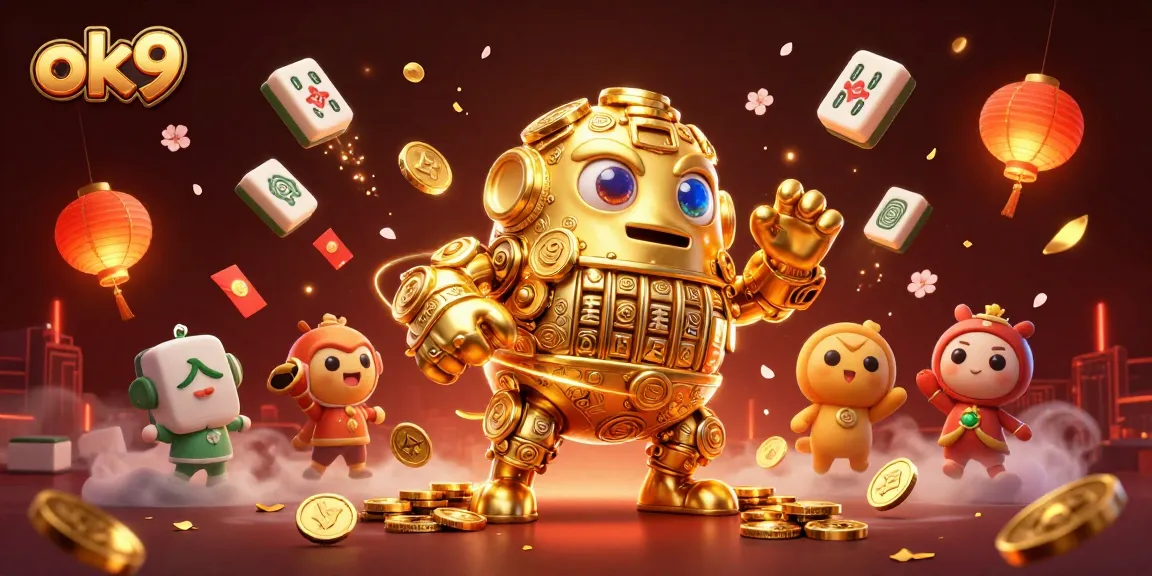 Experience luck with ok9's vibrant 3D casino world full of dynamic games and treasures.